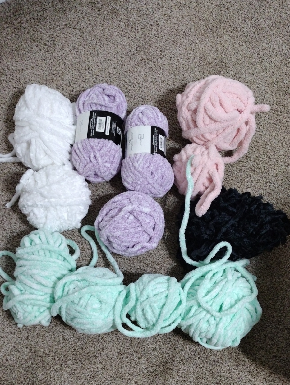Chenille Heathered Yarn Bundle